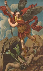 St. Michael besiegt Satan